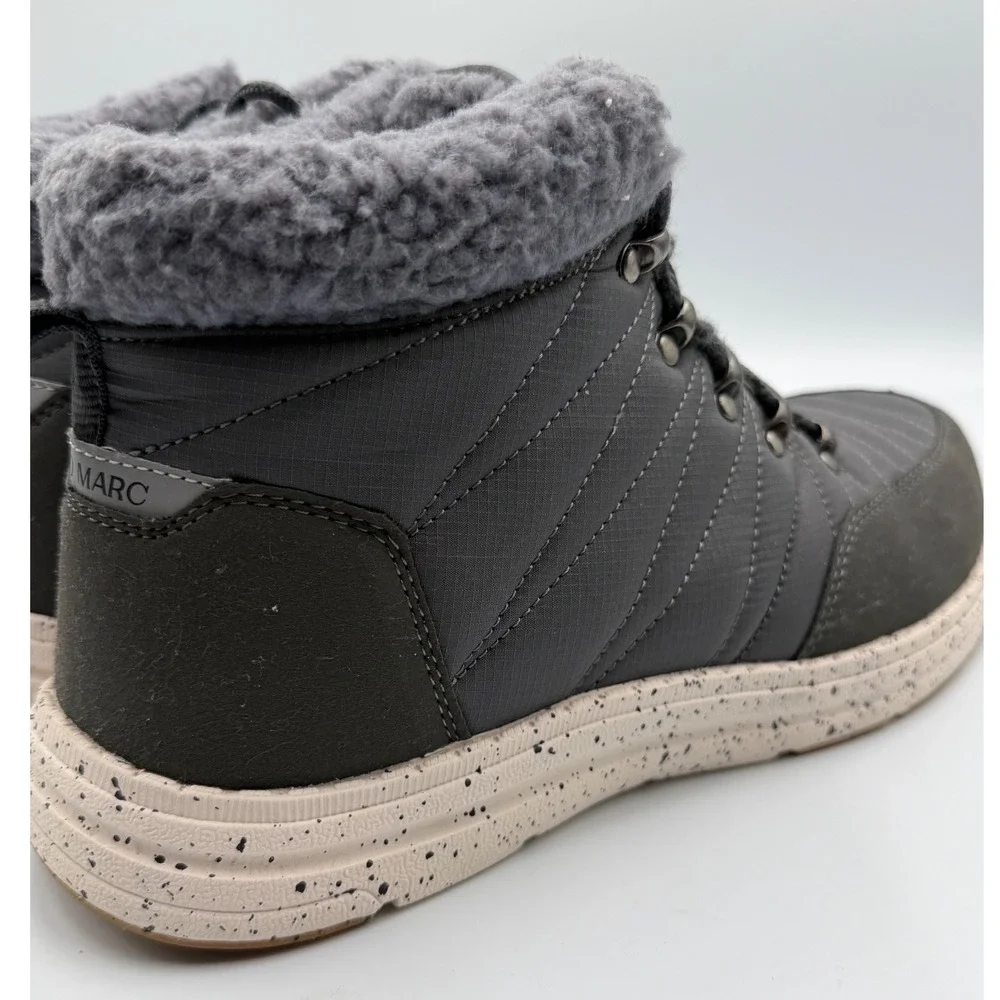 Bruno Marc 3M Thinsulate Winter Boots Gray‎ Men's Size 8